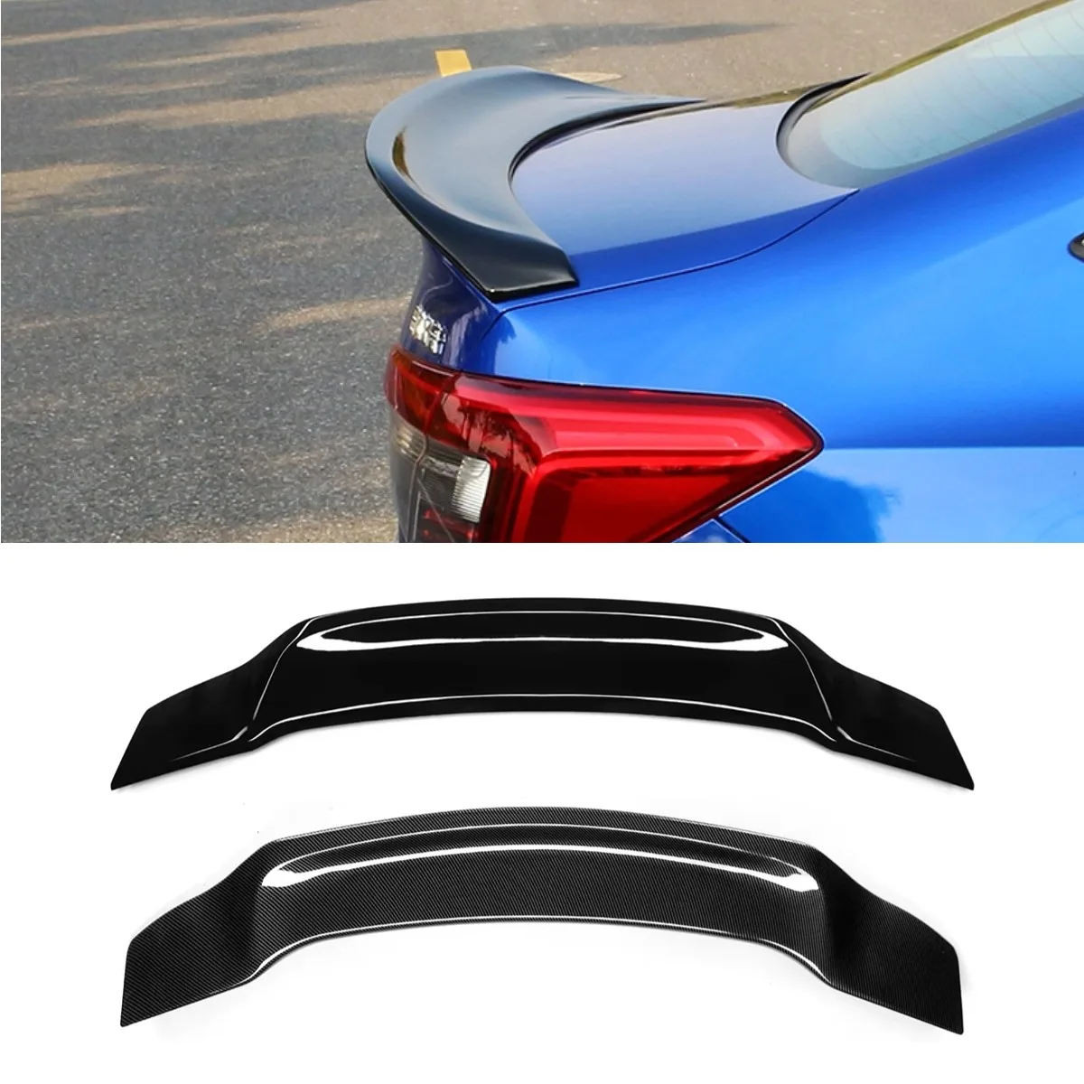 For Honda Civic 2022-2024 11th Gen Rear Roof Wing Rear Trunk Spoiler Rear Trunk Spoiler Wing Body Kit Car Accessories