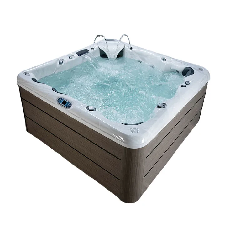 High-end Home Hot Water Massage Bathtub Outdoor Relaxing Spa Experience Energy-saving Design And Multiple Nozzles