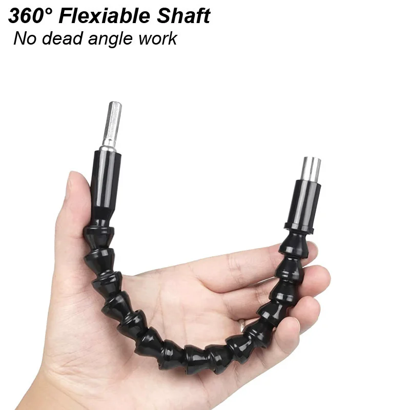 Flexible Screwdriver Extension Flex Drill Bit Holder Hex Shaft Tip Soft for Electric Screw Driver Snake Adapter Connect Magnetic