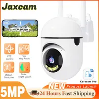 Cámara Carecam Pro 5MP HD 355 ° Cámara de vigilancia Visión nocturna Sirena de detección de movimiento WiFi Remoto Audio bidireccional Waterproo