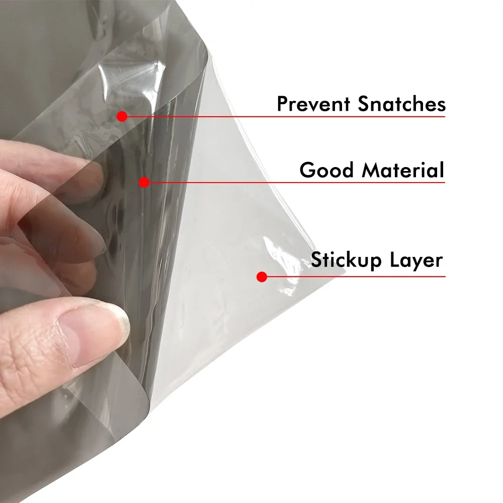 سيارة العلوي تينت الضباب الخفيف الضوء الخلفي بولي كلوريد الفينيل فيلم سيارة الضباب ضوء الضوء الخلفي الدخان الأسود التفاف غطاء الأفلام احباط ملصق سيارة الديكور #6