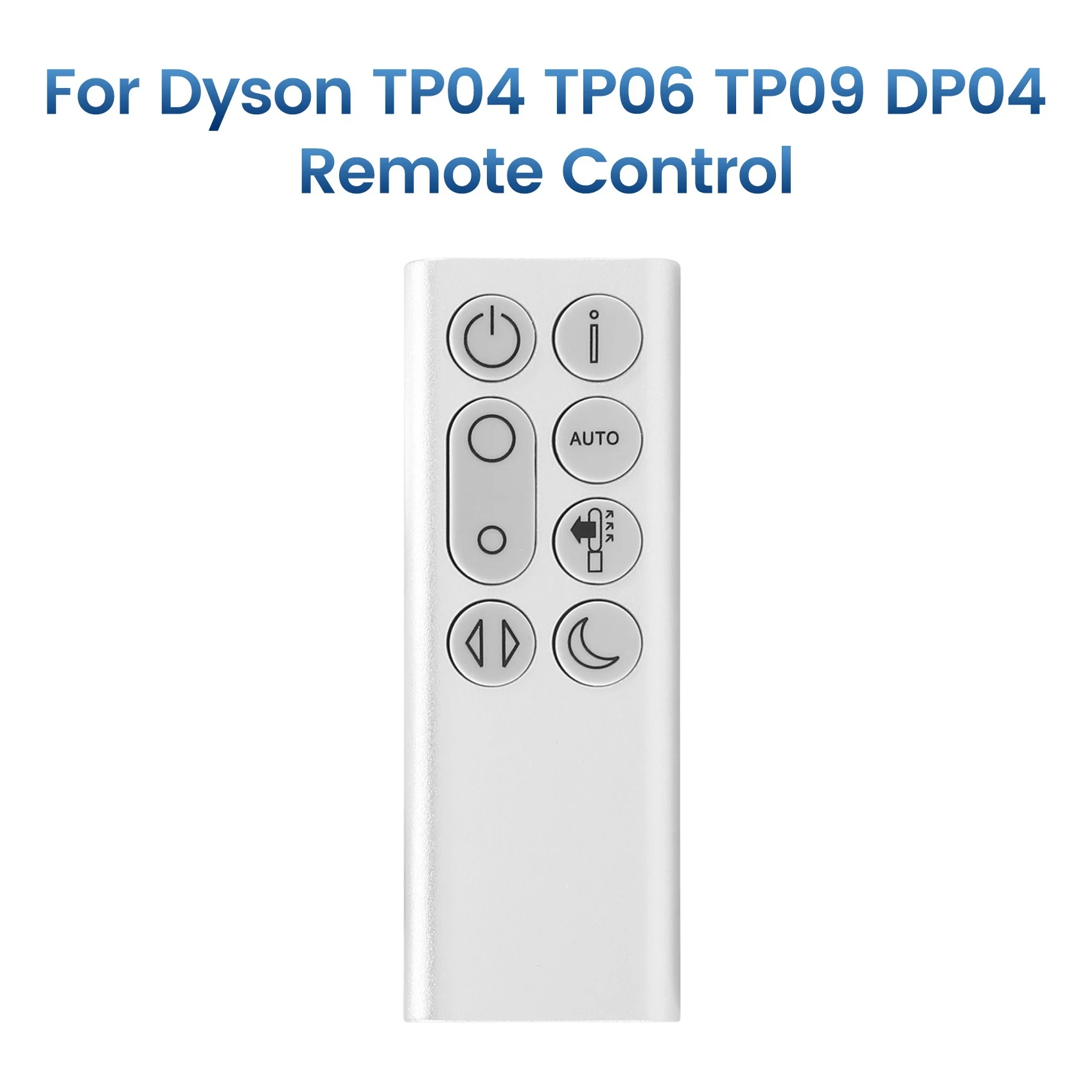 Remote Control pengganti untuk Dyson keren murni TP04 TP06 TP09 DP04 kipas pemurni Remote Control (perak)