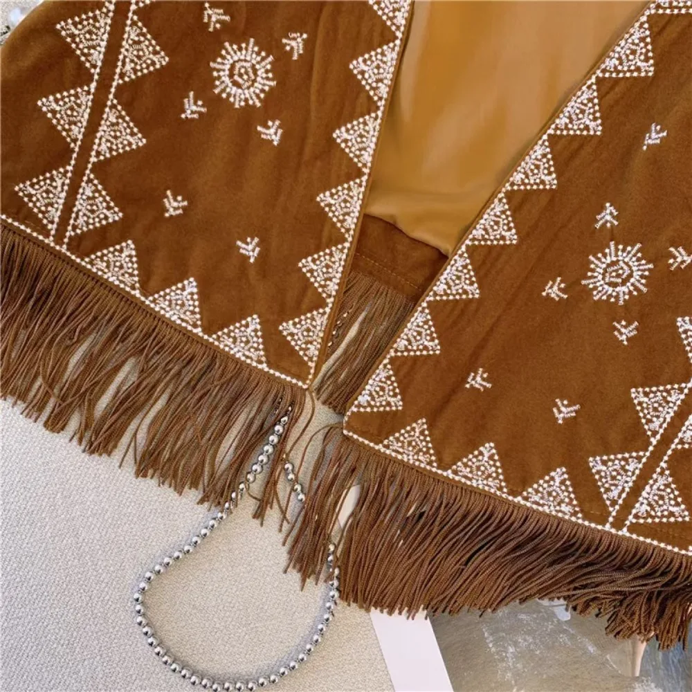 

Vintage Fashion Cardigan for Women Print Embroidery Sleeveless Skinny Camisoles French Chic Female Tank Tops Dropshipping