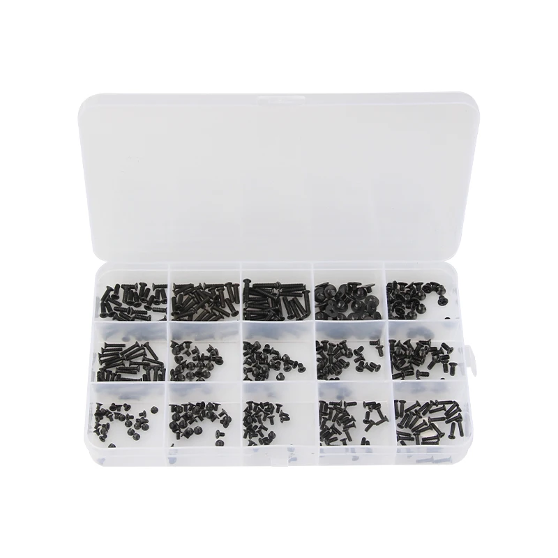 450Pcs Laptop Computer Screws Bolts Kit Assemble Fastening Flat Head Black Repair Set For IBM For Dell For Lenovo For Samsung