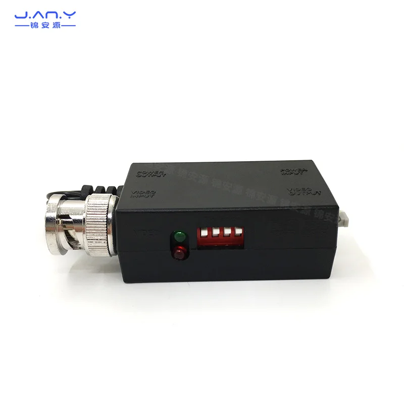 Active twisted pair transmitter coaxial BNC conversion line terminal filtering lightning protection anti-interference video tran