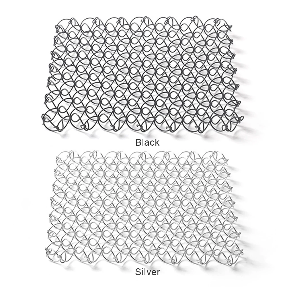 Outdoor Spring Insulated Mat 304 Stainless Steel Heat-Insulating Pad Trivet Mat Hot Pad for Hot Dishes Pots and Pans for Camping