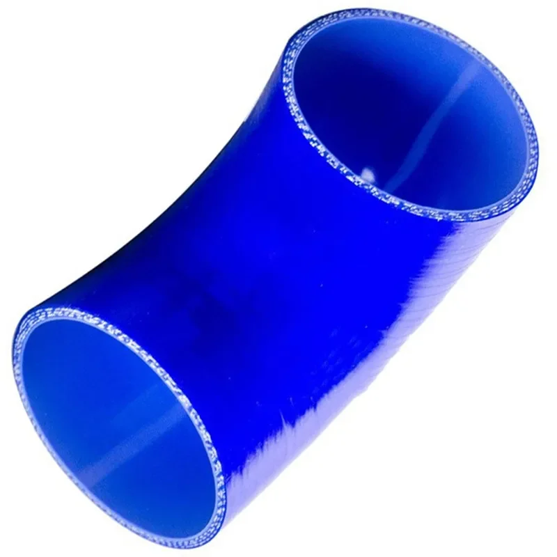 universal 3-layer 51mm  57mm  60mm  63mm  70mm 90 ° silicone hose intercooler turbine coupler pipe intake pipe blue