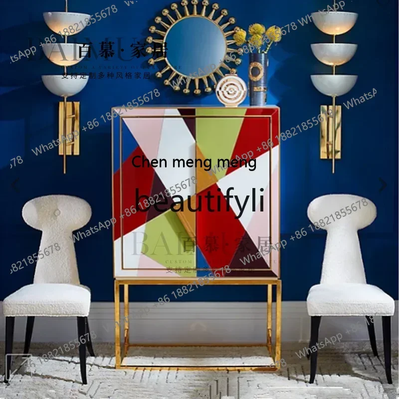 American Solid Wood Fabric Dining Chair Home Book Chair Nordic Hotel Cafe Lamb Fleece Single Chair