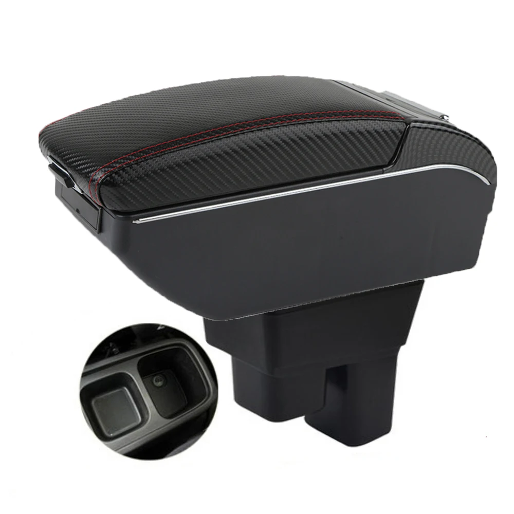 For Honda Fit Jazz GE 2 Armrest Box Honda Fit Storage Box Arm Bracing Central Control Panel Elbow Support for Drivers