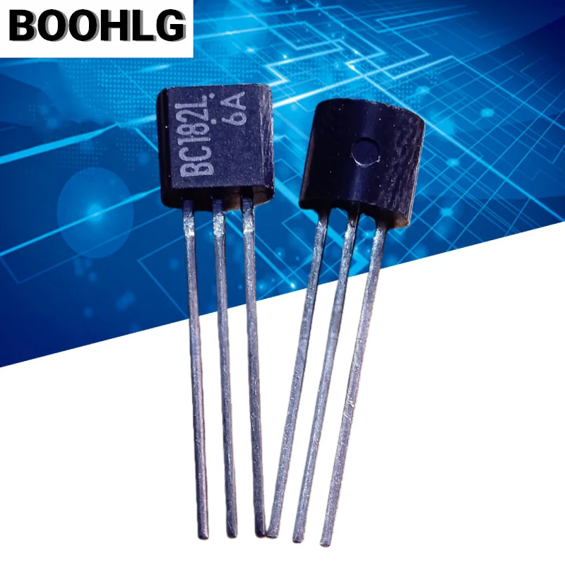 10 個 BC182L BC182 182L TO-92 汎用アンプ