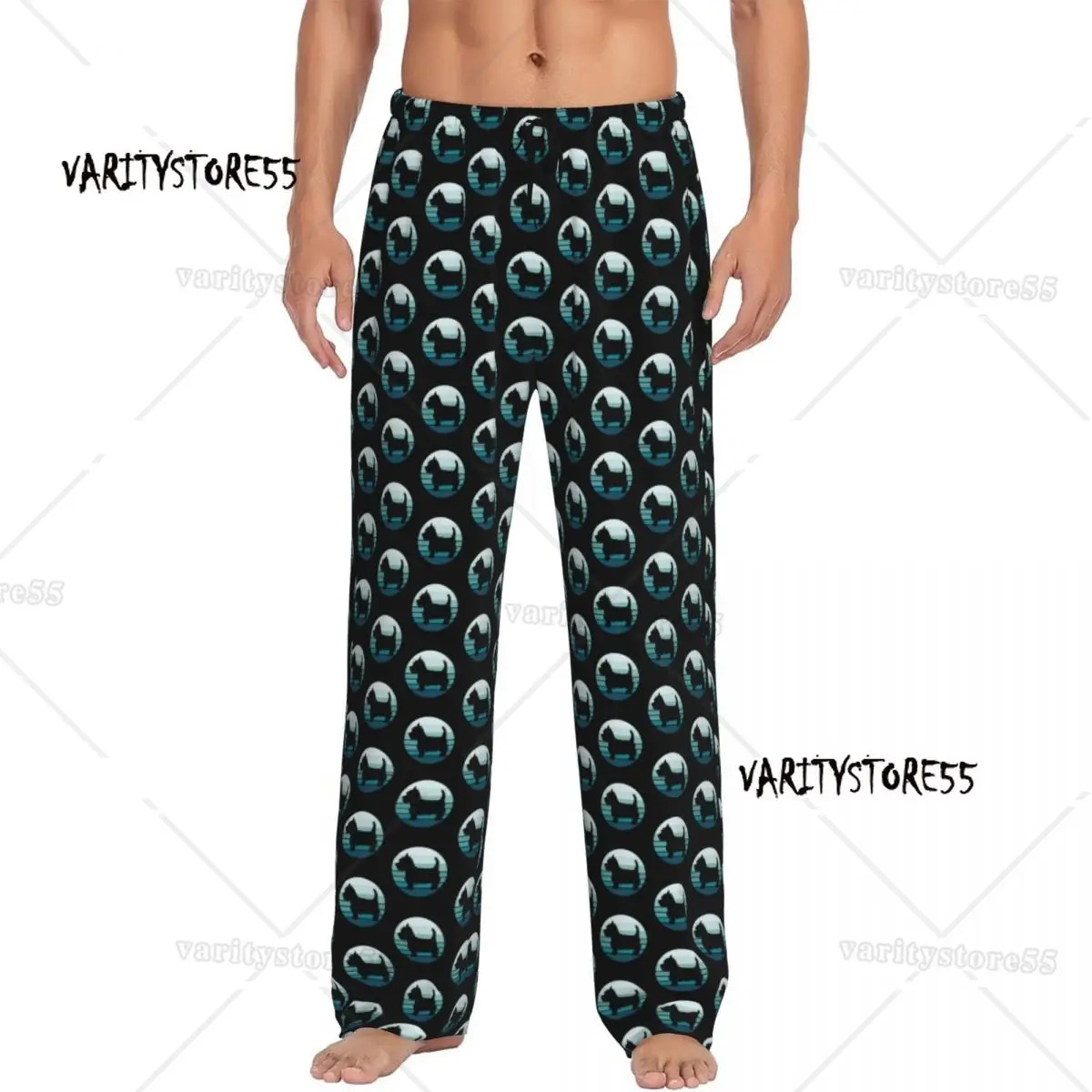 

Custom Printed Westie West Highland Terrier Pajama Pants for Men Dog Lover Sleep Sleepwear Bottoms with Pockets