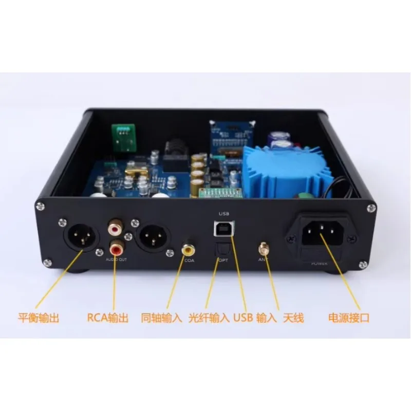 DA10 Dual-core ES9038 DSD512 Bluetooth 5.4 USB Decoder HIFI Audiophile DAC Earphone Amplifier