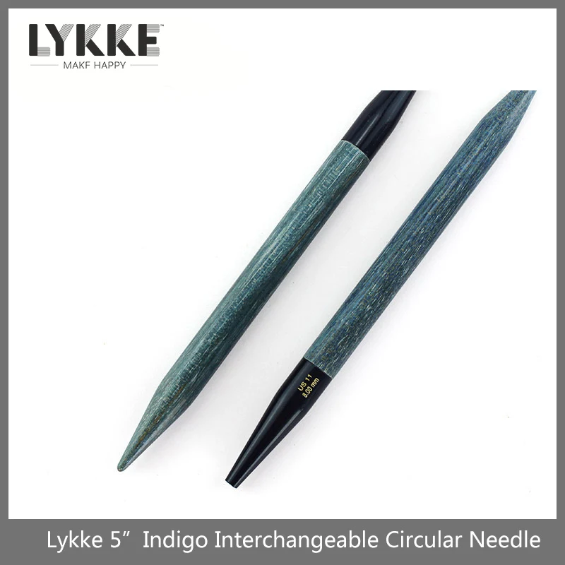 LYKKE INDIGO 5 inch  Interchangeable Knitting Needles Tip