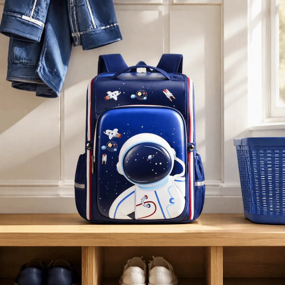 Cute 3D Design School Backpack Cartoon Design Waterproof School Bag Lightweight High Capacity Kids Backpack Boys And Girls