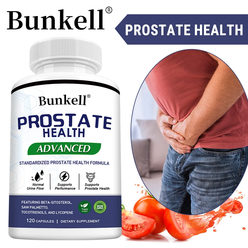 

Prostate Support Capsules with Saw Palmetto & Beta Sitosterol - Urinary Tract, Bladder Control, Hair Growth, Improves Immunity