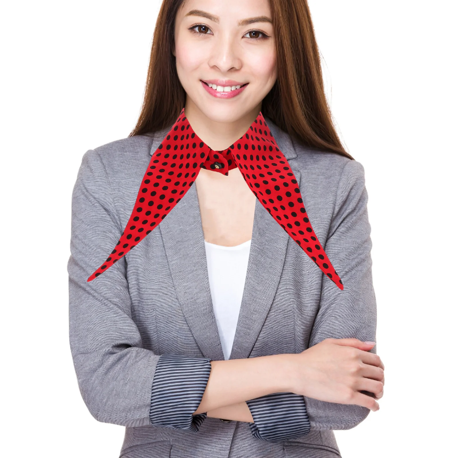 

Detachable Women Fashion Pointed Fake Shirt Collar Party Wear Breathable Cotton Faux Collar Ladies Blouse Accessory