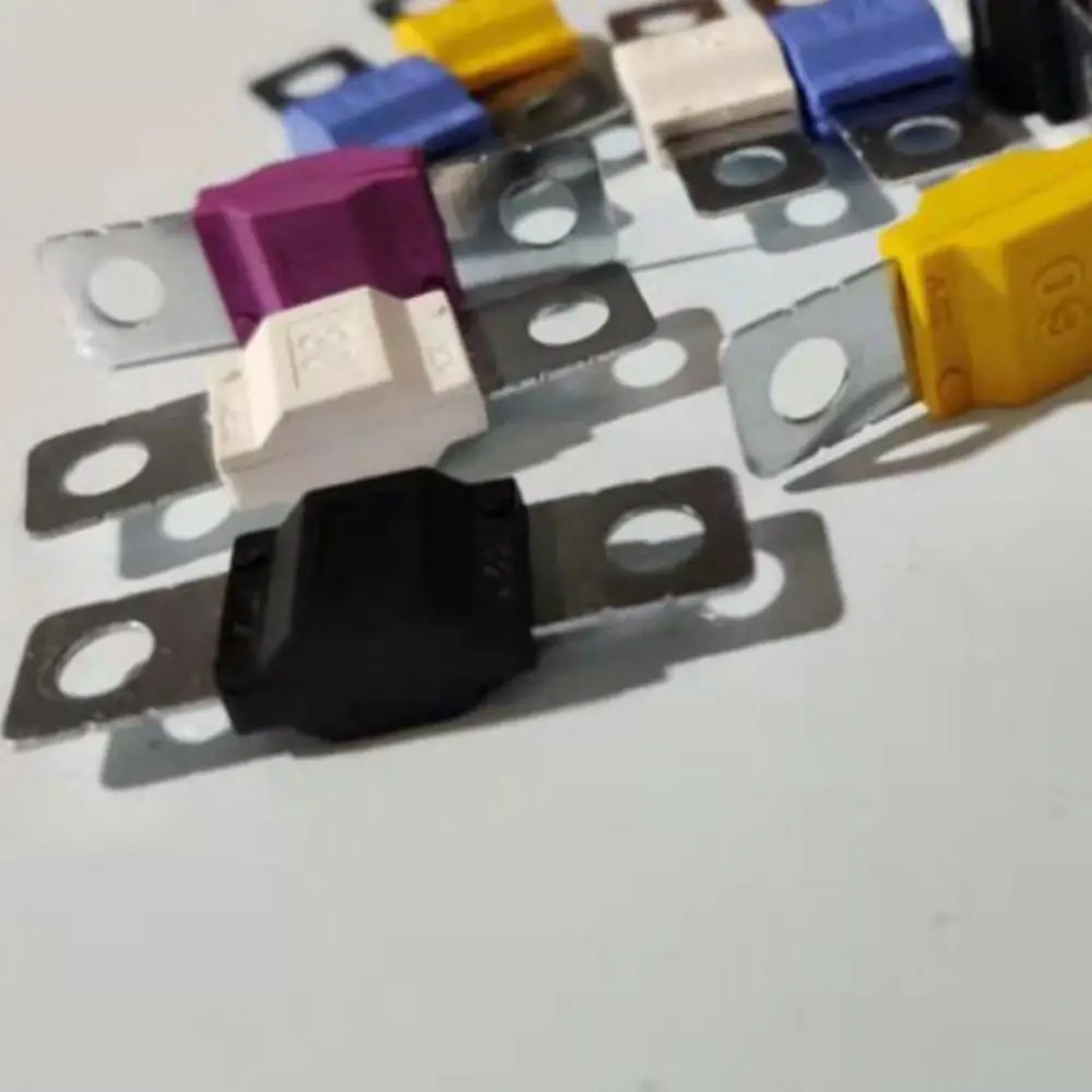 High Quality 30A -125A Strip Link Fuse Metal Plug-in Type Midi Fuse Multiple Color Fork Bolt Fuse Car Truck