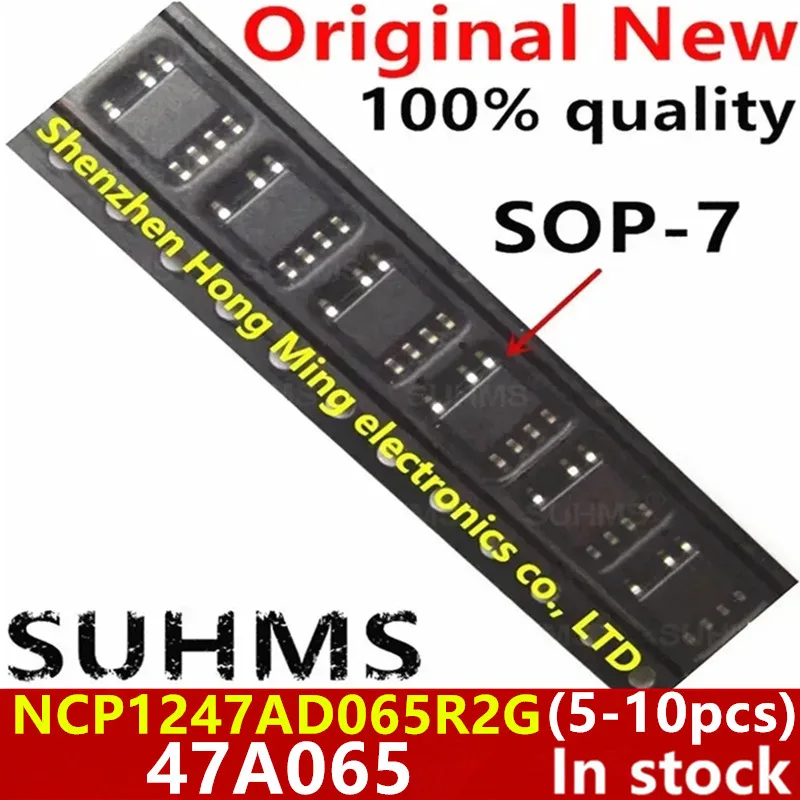 

(5-10piece)100% New NCP1247AD065R2G 47A065 sop7