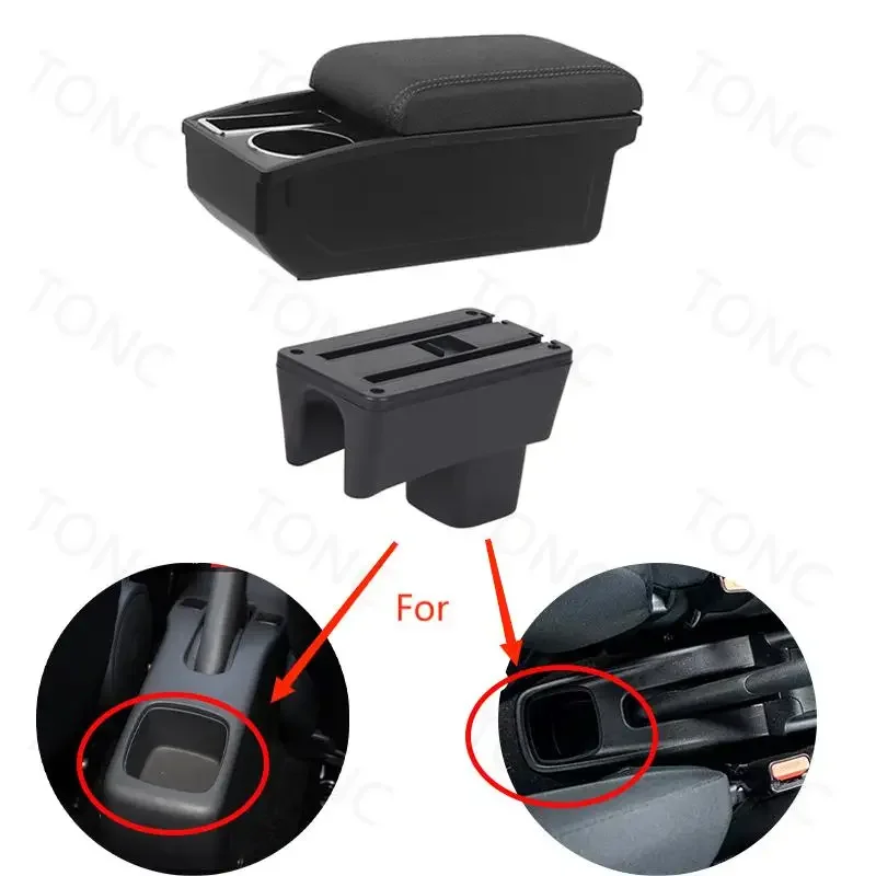 For Suzuki Swift Armrest Box For Suzuki Swift Car Armrest Car Accessories Interior details storage Box Retrofit parts 2005-2023