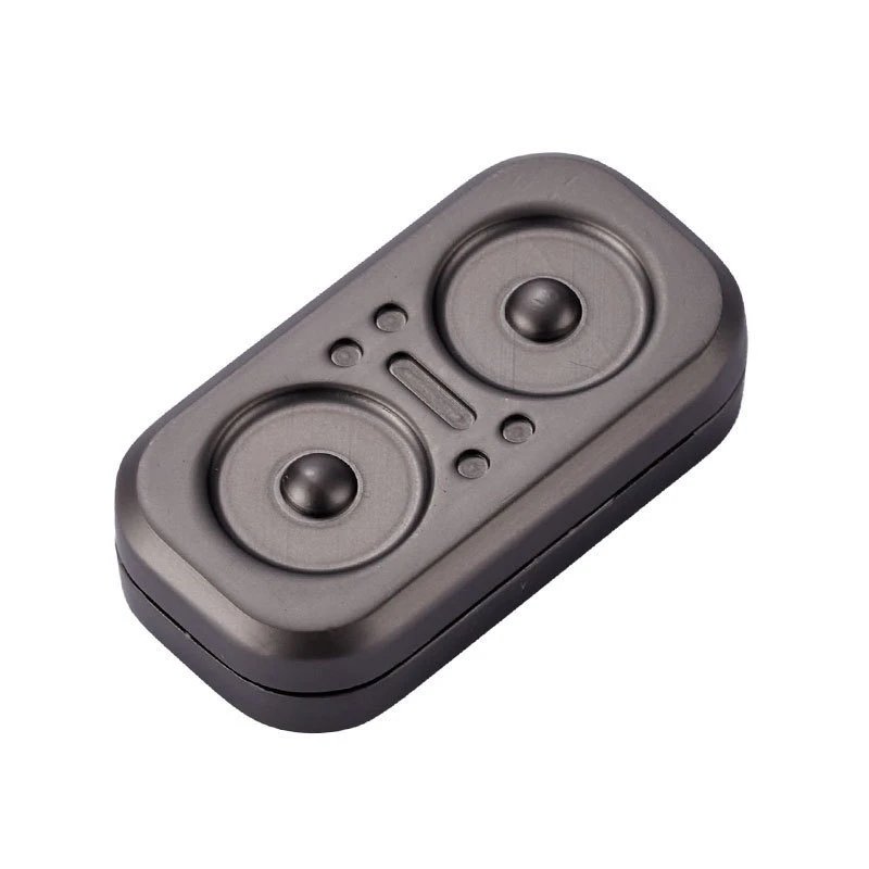 Metal magnético edc fidget spinner coruja slider brinquedo de mesa para adultos alívio do estresse tátil sensorial bolso gadget brinquedo