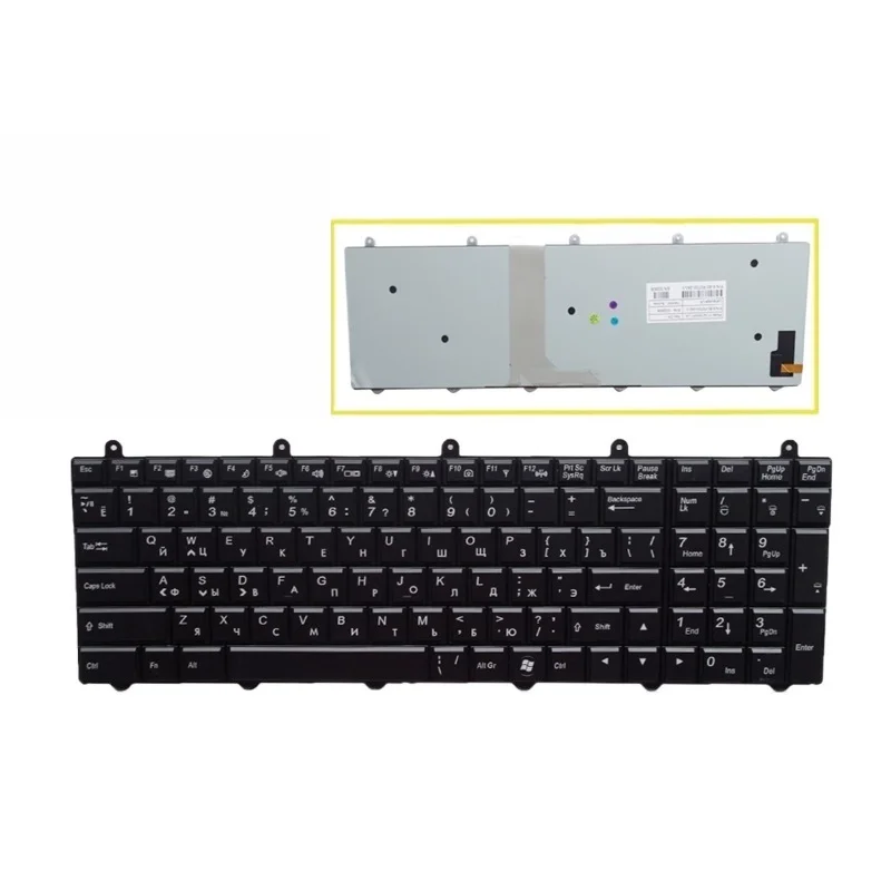 

New Russian Laptop keyboard For MSI GE60 GE70 GX60 GX70 GT60 GT70 GT780 GT783 MS-1762 For Clevo P150EM P170EM P370EM P570WM