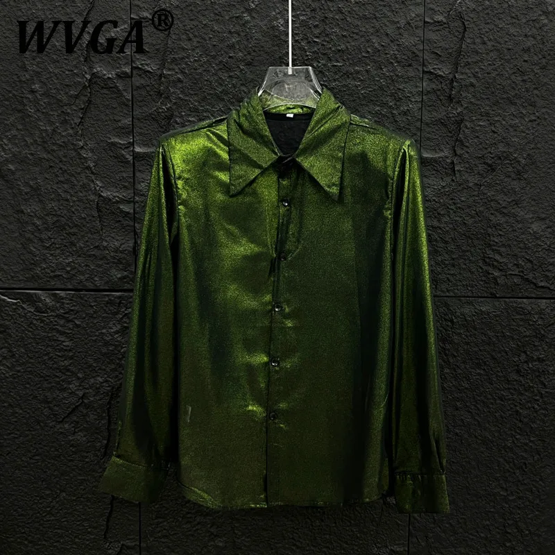 

WVGA Весна Лето Новые мужские рубашки с длинными рукавами в сетку High Street Шикарная нишевая рубашка с вырезами и солнцезащитной подкладкой на плечо Ins W9268