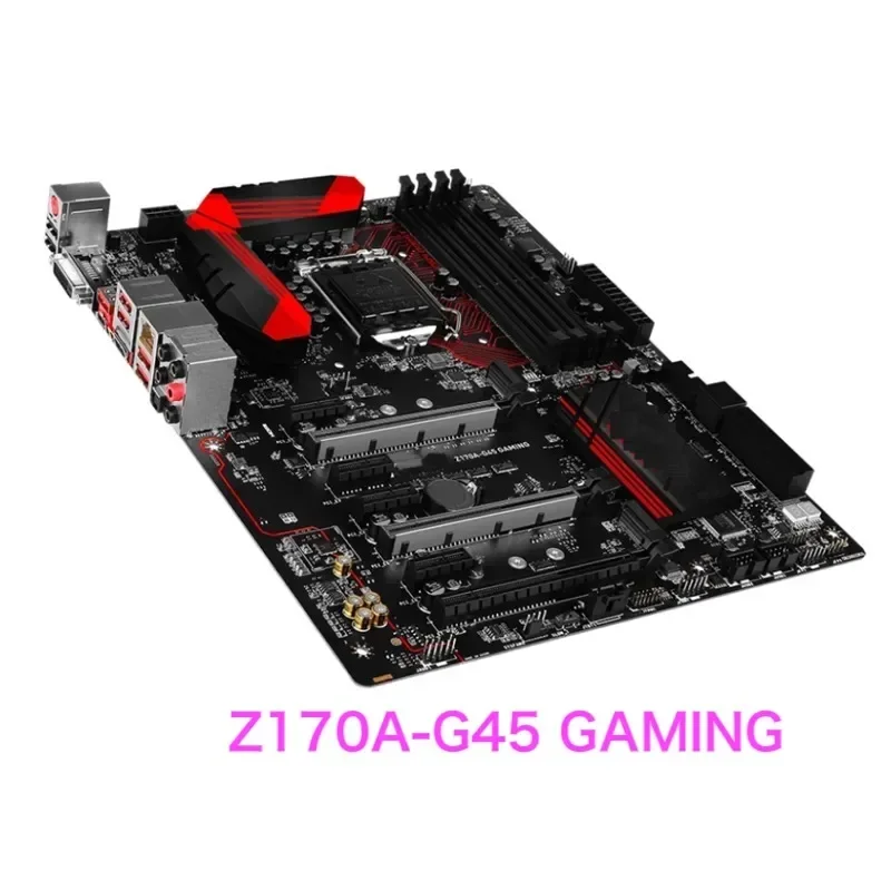 

Подходит для игровой материнской платы MSI Z170A-G45, 64 ГБ, LGA 1151 DDR4 ATX Z07, материнская плата, 100% протестировано, ОК, полностью работает