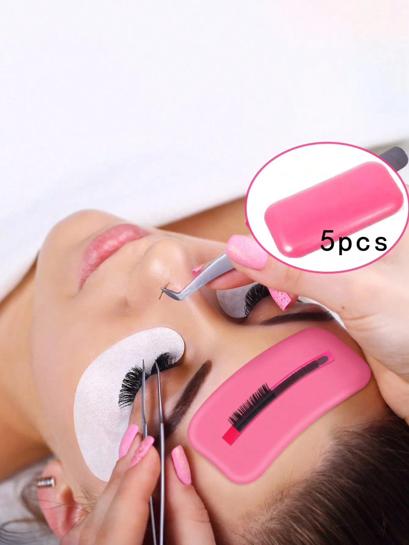 Silikon-Wimpern verlängerung spads, Wimpern transplantation kissen ablage, wieder verwendbares Silikon pad, Wimpern verlängerung werkzeug für Damen