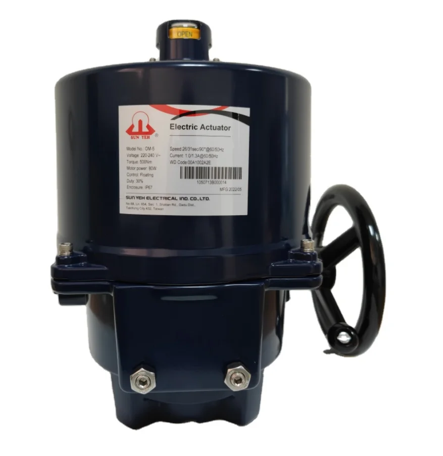 

SUN YEH OM-5 Quarter Turn Electric Valve Actuator