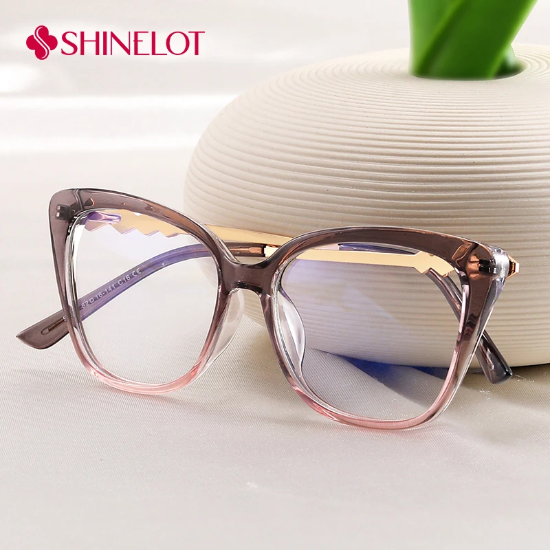 

95668 Medical Grade Cat Eye Eyeglasses Frame Female Eye Protection Reading Glasses Prescription Frame Versatile Style Eyewear