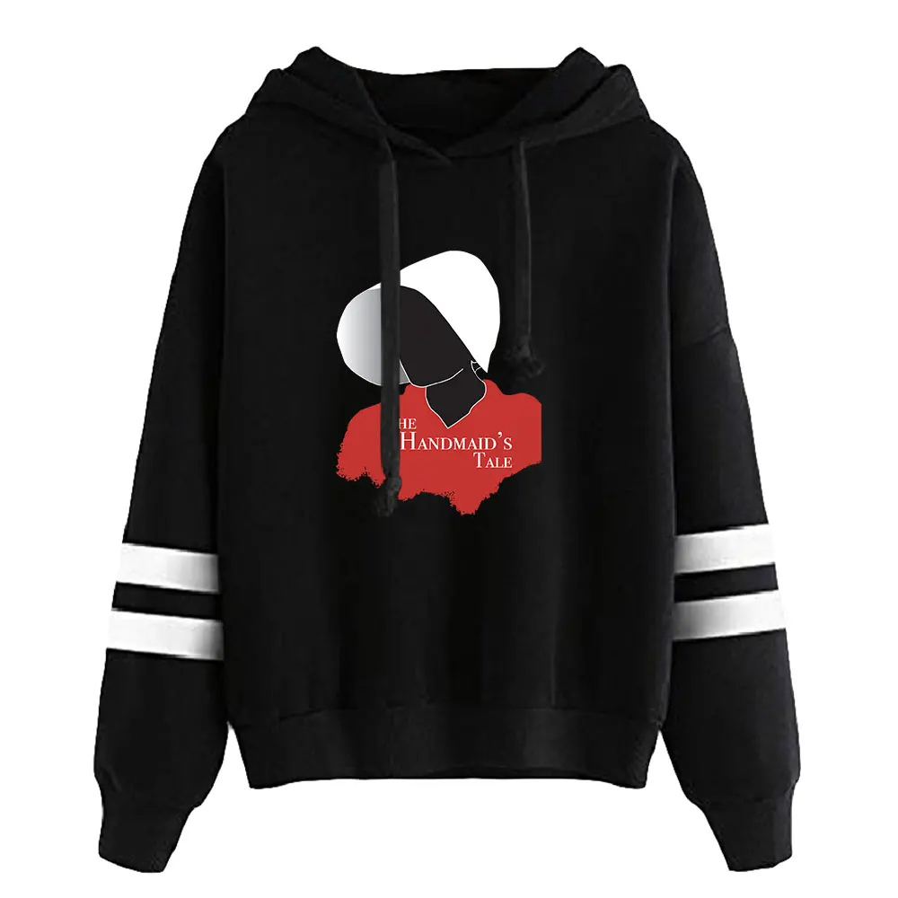 

2026 Handmaid's Tale Unisex Pocketless Parallel Bars Sleeves Sweatshirts Men Women Hoodie American Tv Series Clothes