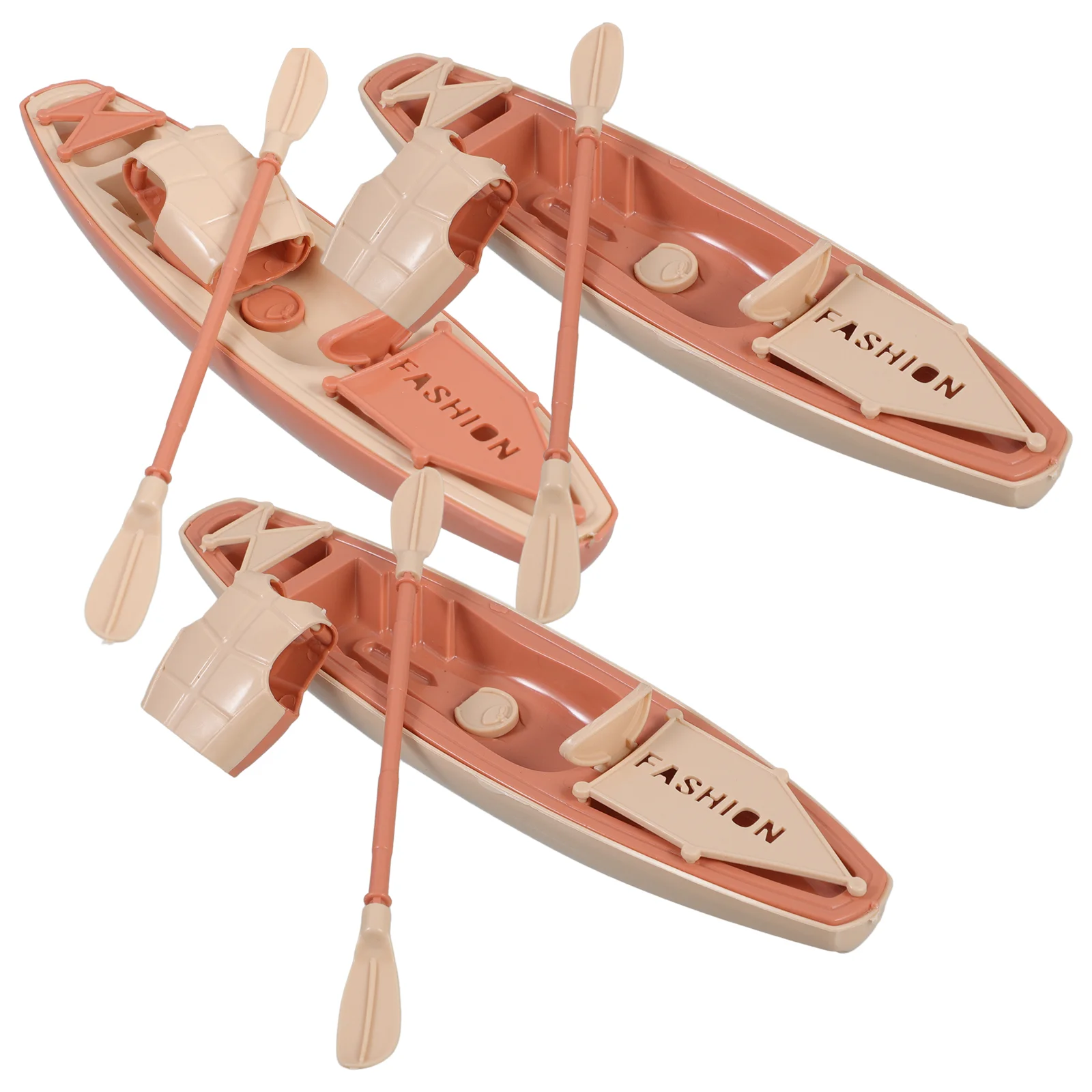 Kayak Toys Indoor Plastic Boat Model Office Canoe Decor Bedroom Interior Decoration Home Ornament Mini