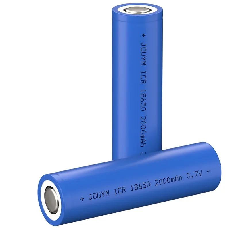 100% Original 2000mAh 18650 Battery 3.7V ICR 18650 Rechargeable Lithium Batteries