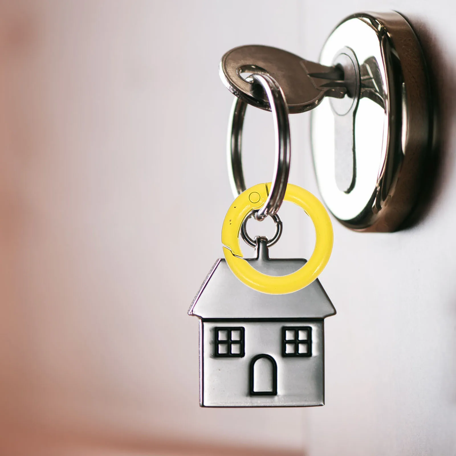 24 Stück Metall-Federschnallen, runde Schnappverschlüsse für DIY-Taschen, Schlüsselanhänger, Gepäckgurte, runde Eisenringe, farbige DIY-Zubehör, rostfrei