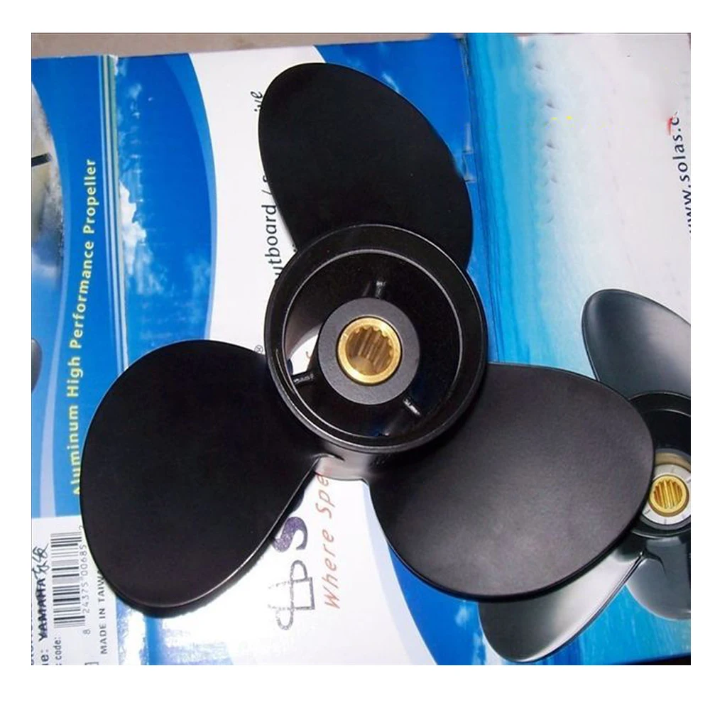 Top Quality Propeller for Yamaha Honda Hidea 2-Stroke Outboard Motors 15-20hp 9 1/4x9 Fits Various Models