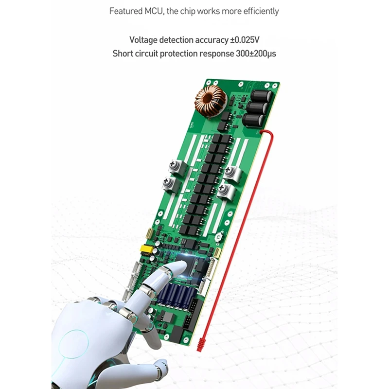 Hot Inverter JK-PB2A16S20P Lifepo4 Li-Ion LTO 8S 9S 10S 11S 12S 14S 15S 16S 24V 48V Family Energy Storage 100A 200A