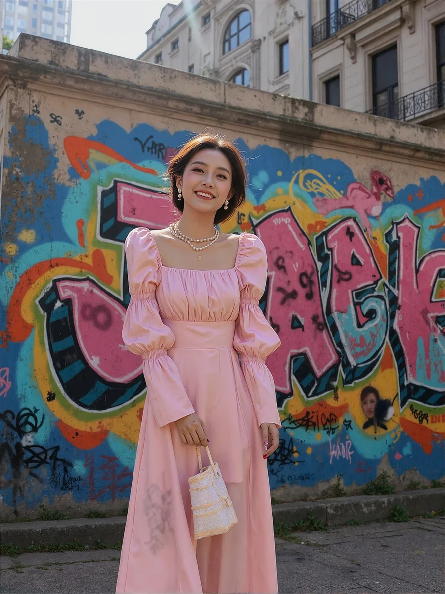 Abiti da donna per donna Festa Matrimonio Tinta unita Lunghezza caviglia Spacco laterale Spacco alto Diviso Ritaglio Hollow-Out