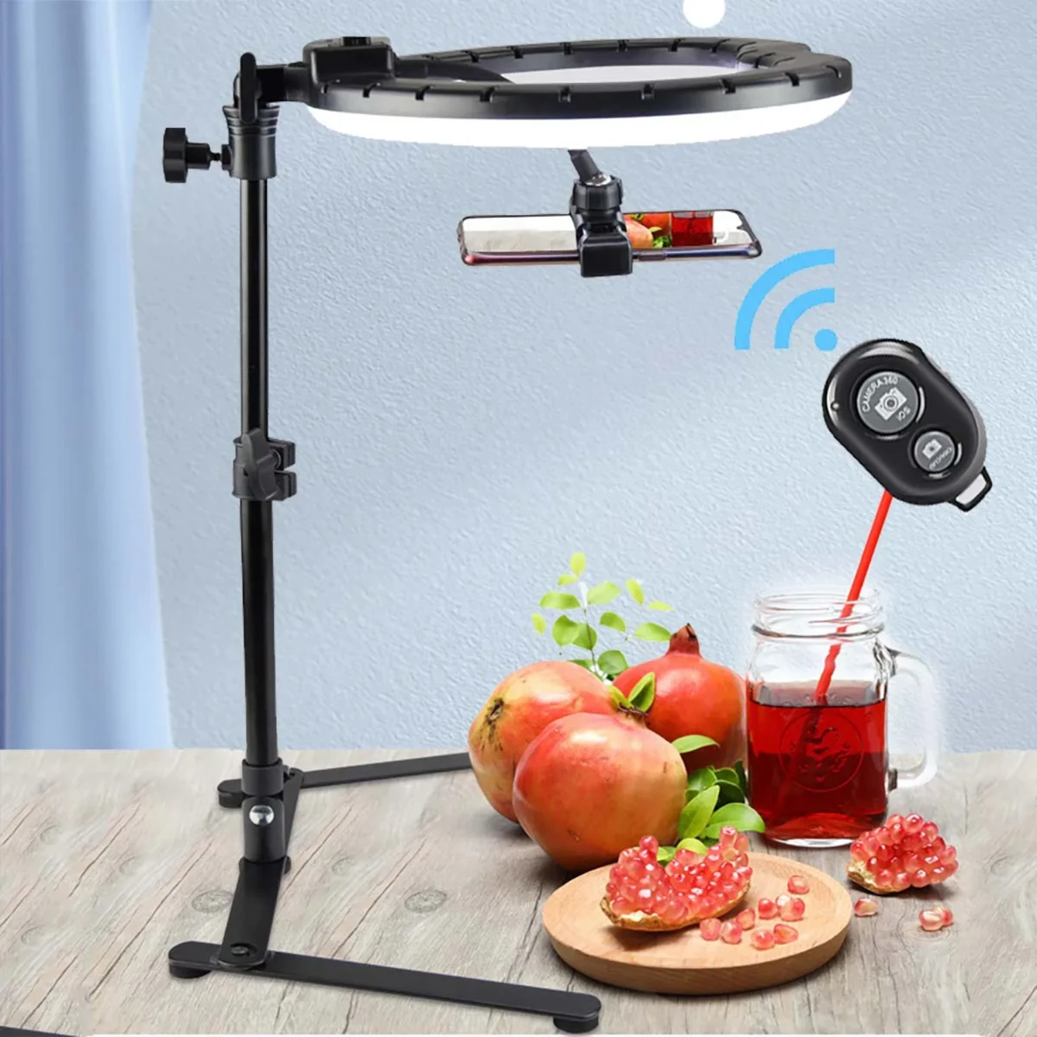 

Video Youtube Fill Ring Light Lamp Live COOK 26CM Photography Lighting Phone Ringlight Tripod Stand Photo Selfie Remote