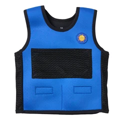 Gilet a gravità sensoriale ventilazione incrociata adatta allo sport per l'attenzione dei bambini e la regolazione autistica