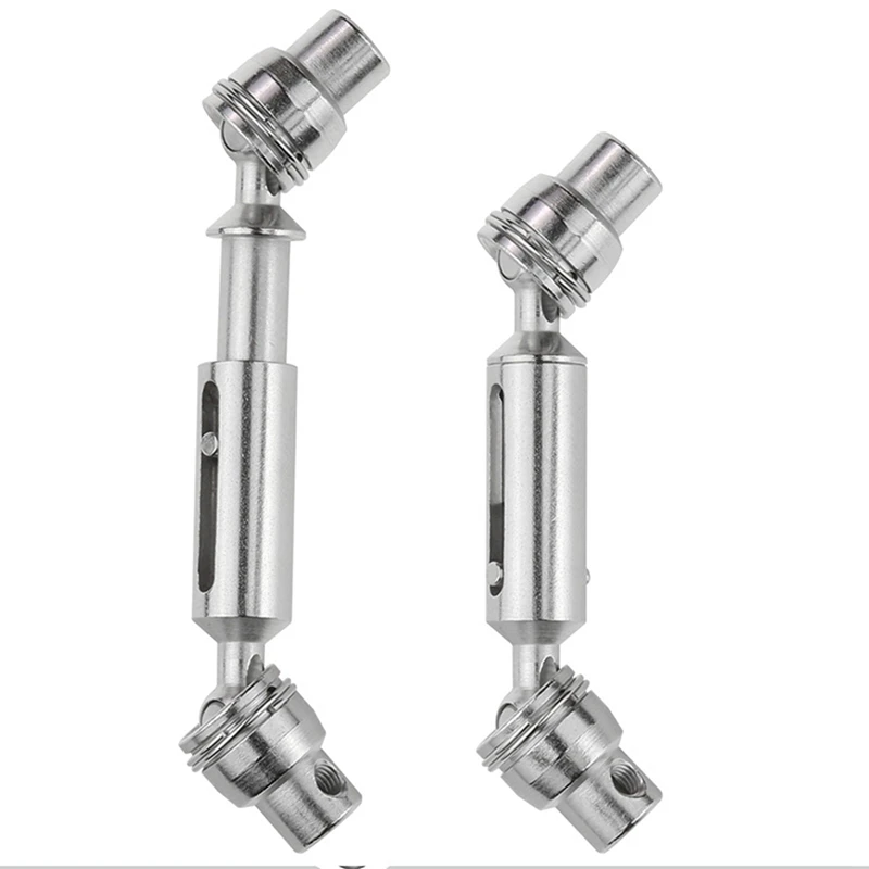 3Pcs albero di trasmissione in metallo CVD per WPL B16 B36 Q60 Q63 Q64 MN77 FY004 6WD 1/16 RC parti di aggiornamento per auto