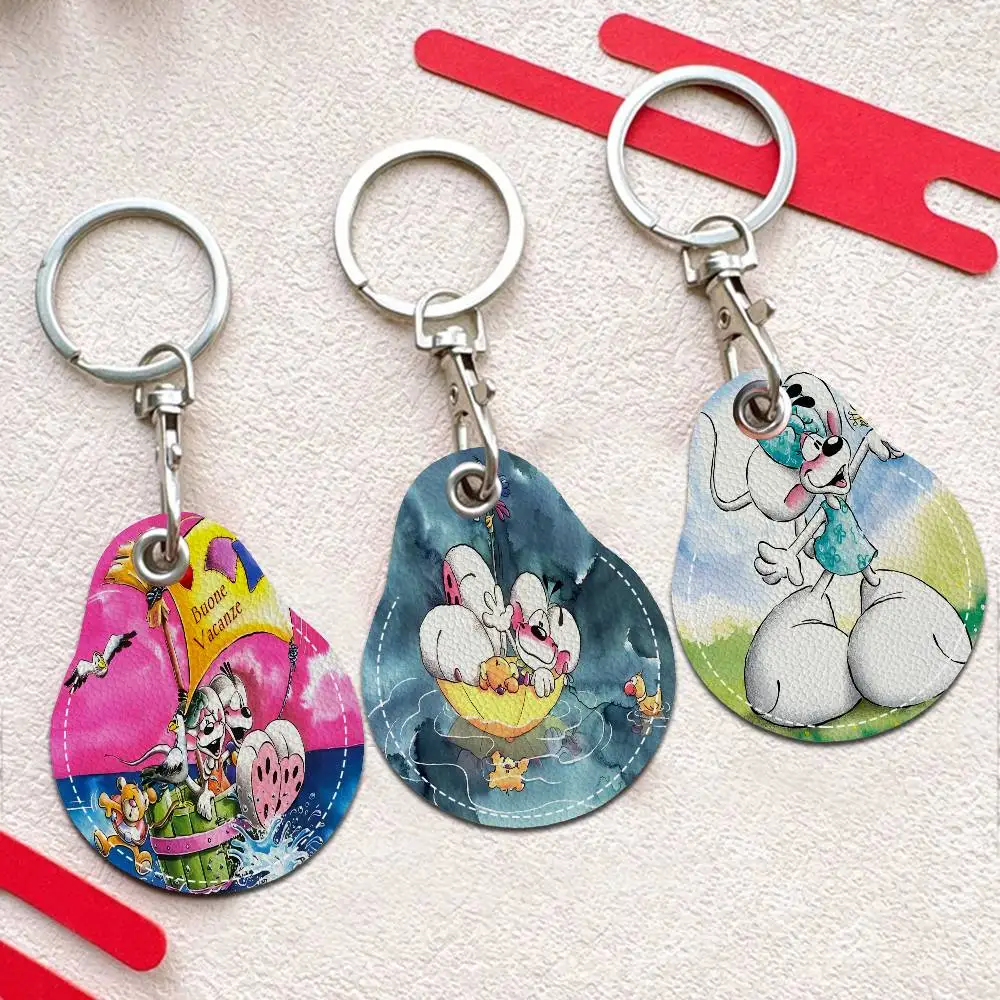 Character Diddl Cute Animation new cute ashionable simple portable sensor access card protective cover for men and women
