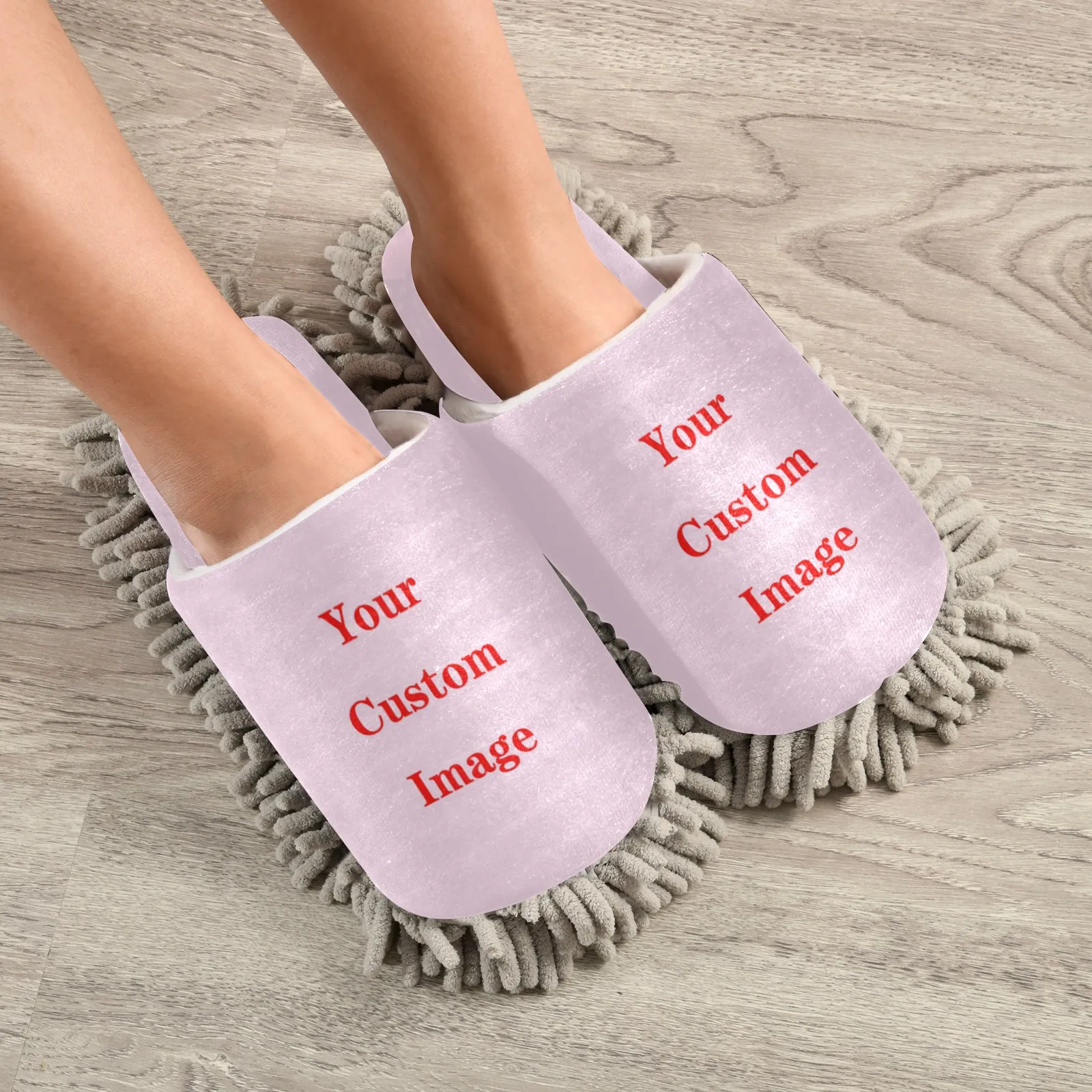 Nieuwe Cleaning Slippers Aangepaste Afbeelding Multifunctionele Floor Dust Cleaning Slippers Schoenen Luie Dweilen Schoenen Thuis Floor Cleaning Schoenen