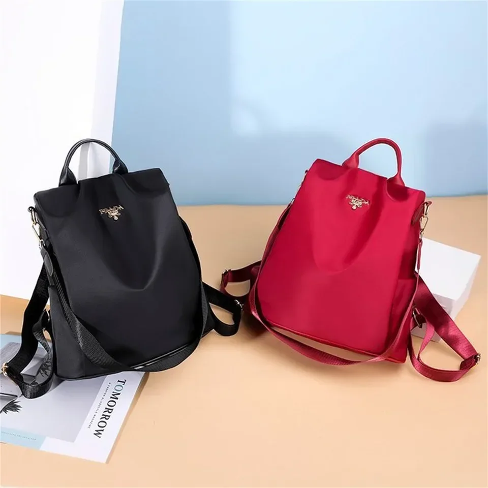 Multi Functional Backpack for Women Simple and Versatile Dual-use Waterproof and Anti-theft Bag