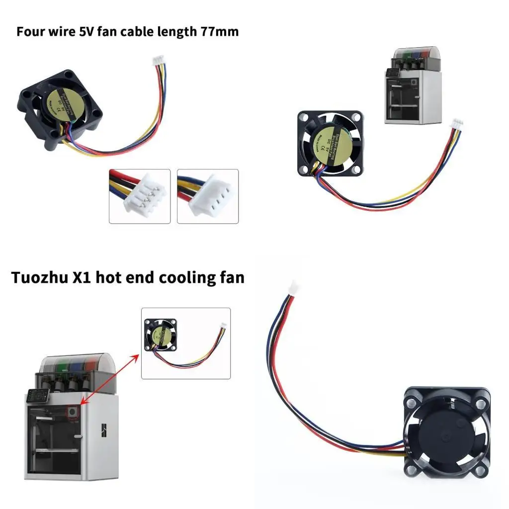 

652F 2510 Охлаждающий вентилятор для -принтер Материнская плата охлаждающий вентилятор Высокоскоростной подшипник с низким