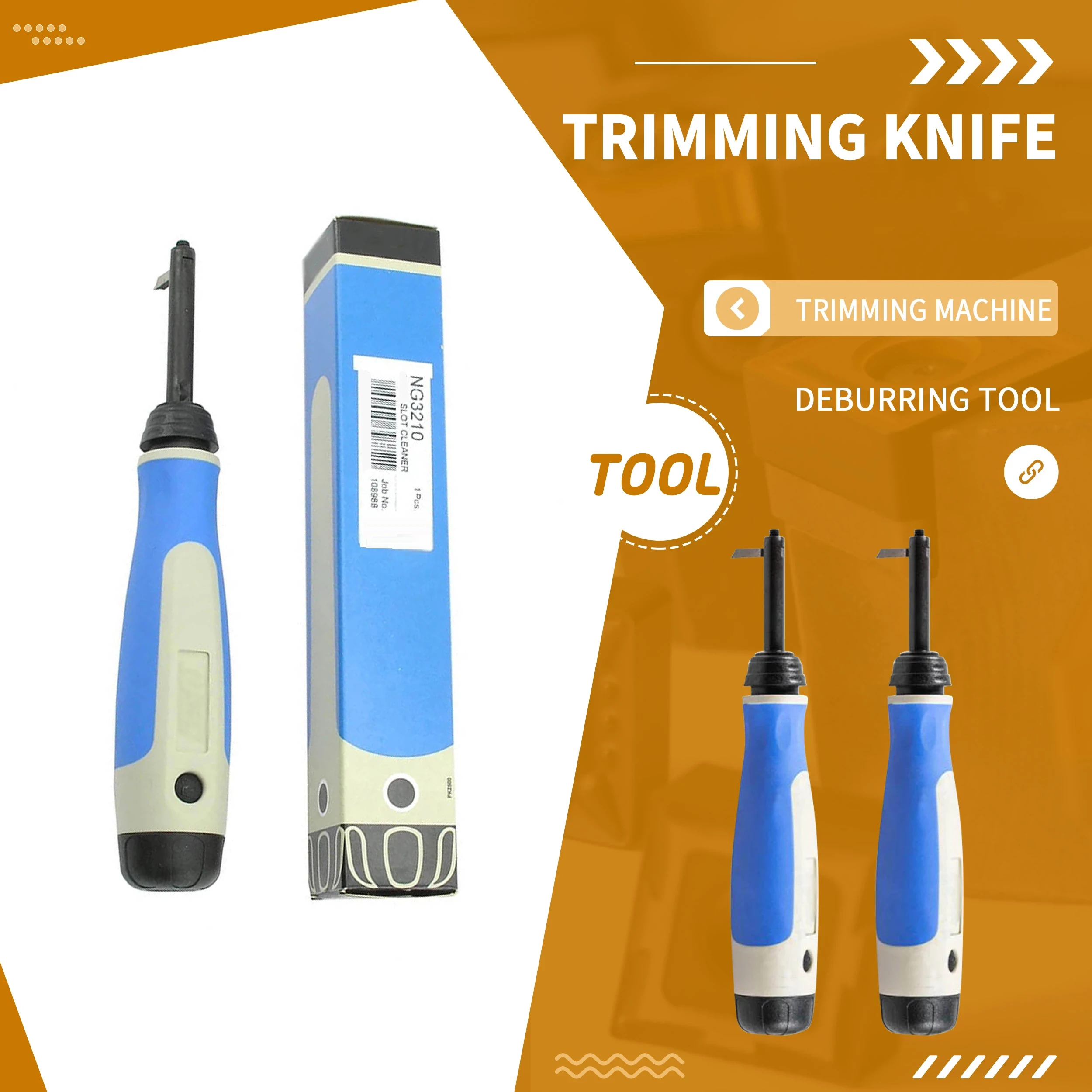 Trimming Knife Cleaner Tool NG3210 Is Used For Corner Cleaning And Deburring Of Slot Larger Than 3.5 mm,With BL5001/7001 Scraper