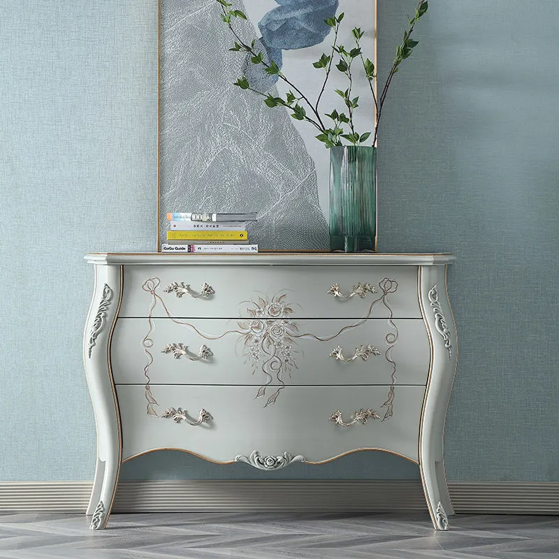 LH Xuanguantai living room solid wood walkway decorative cabinet storage cabinet complete furniture