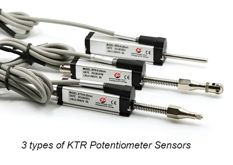 산업용 장비용 KTR 25mm 미니 복구형 전기 선형 위치 센서