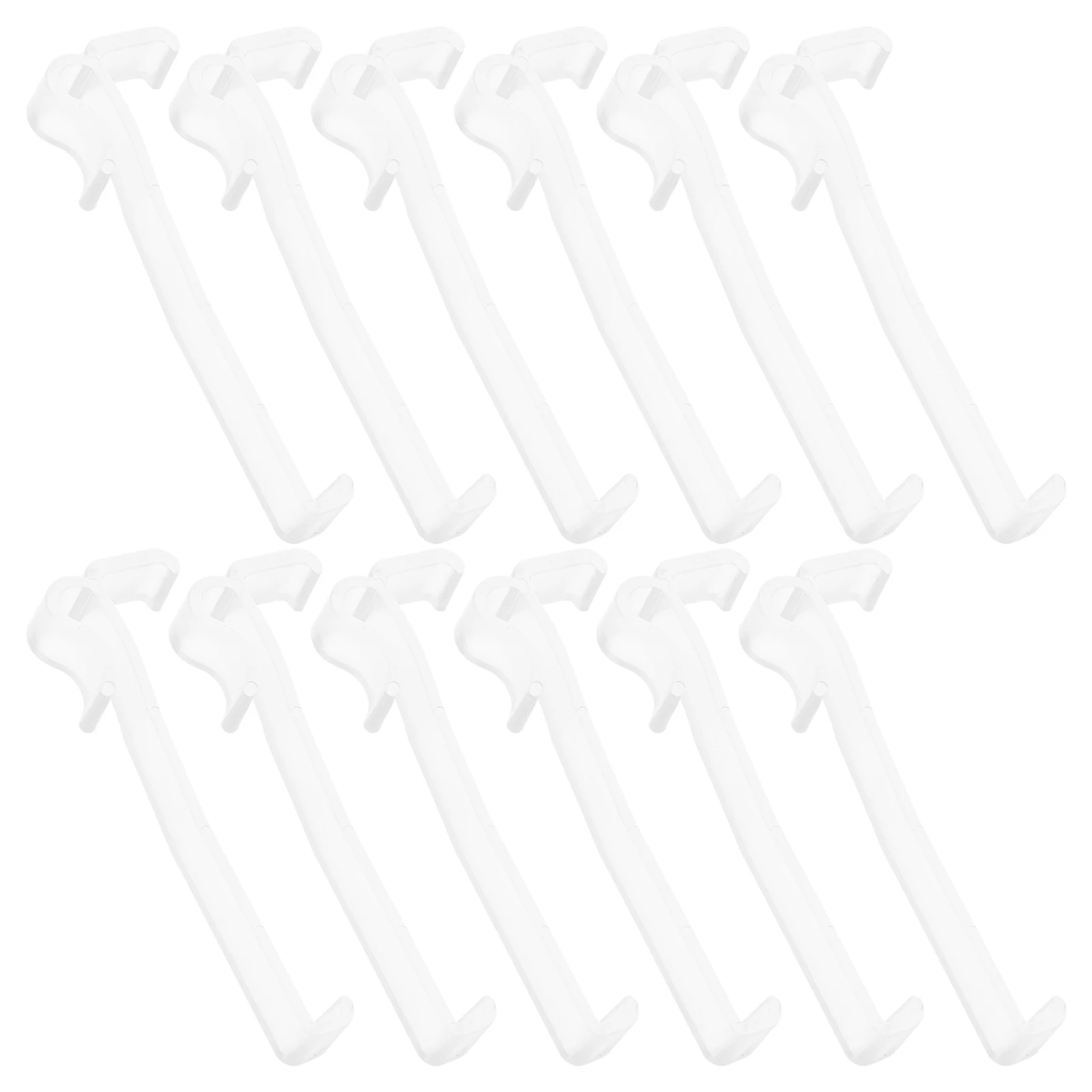 

24Pcs Vertical Blind Valance Clip Set Secure Grip Lightweight Portable Replacement Parts for Curtains Blind Clips for Valance