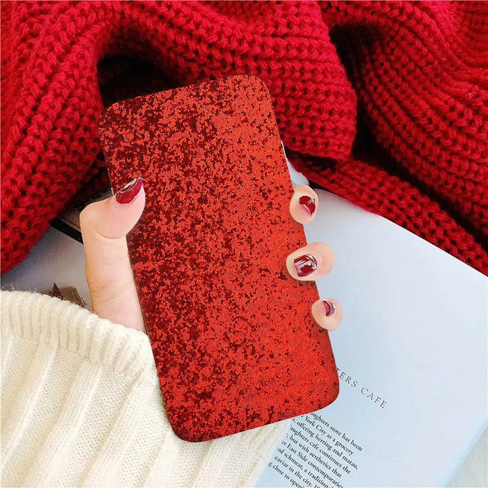 

Shiny Sequin PU Glitter Fabric Sheet DIY Sewing Supplies Handmade Bag Earrings Craft Decorative Material Multipurpose