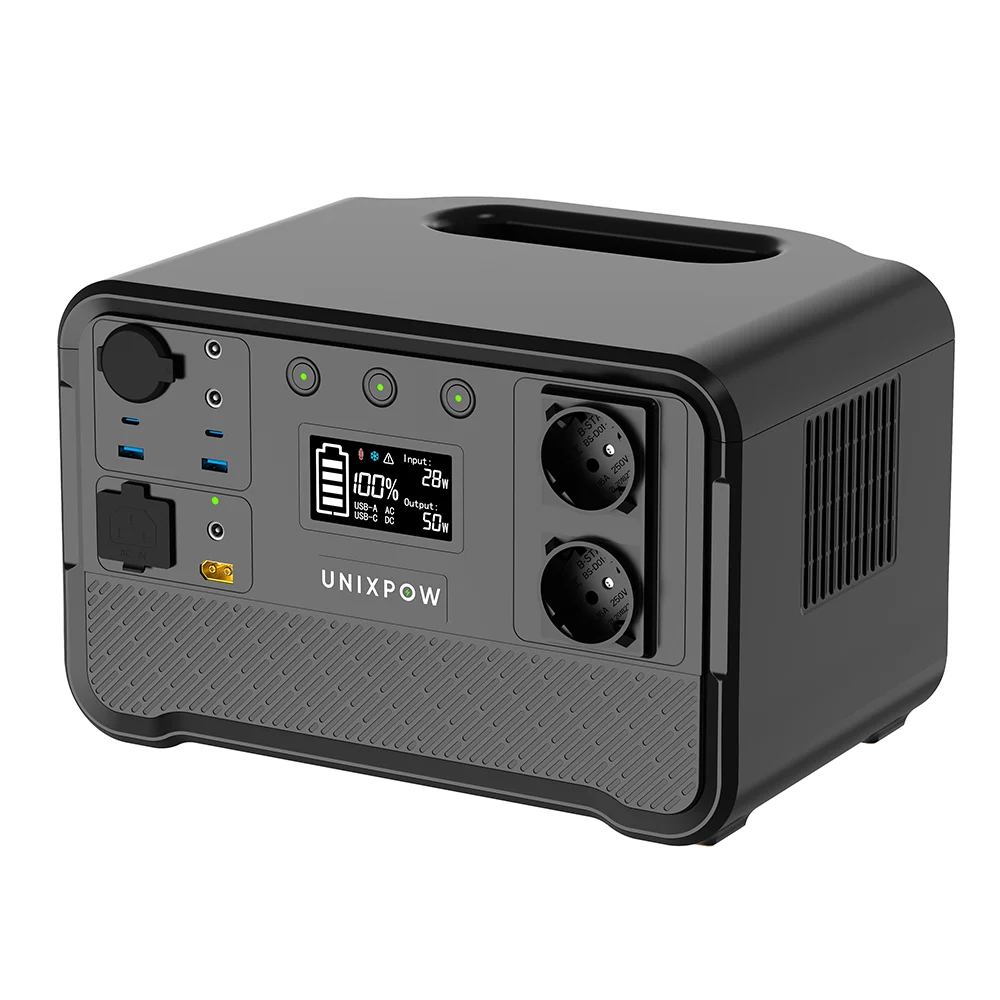 700W 1200W LiFePo4 Battery Pure Sine Wave Bi-directional Inverter Power Station Solar Energy System